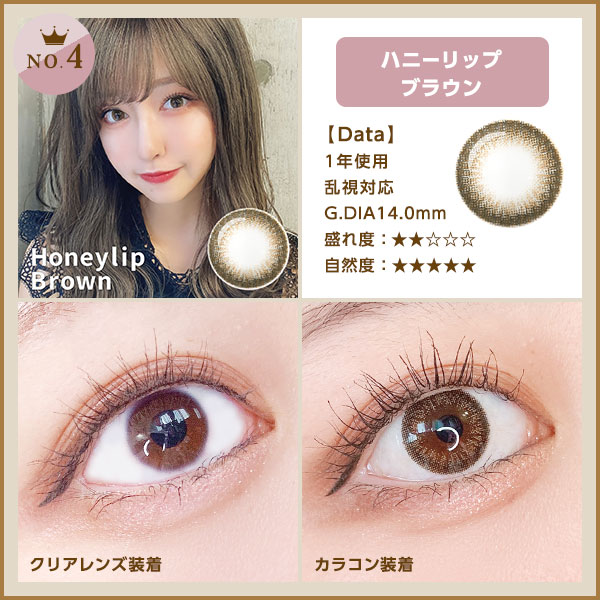 NO.4 ハニーリップブラウン