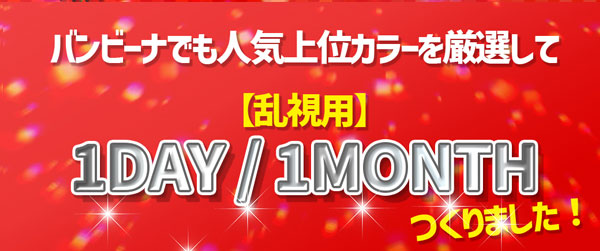 ワンデーワンマンス新発売